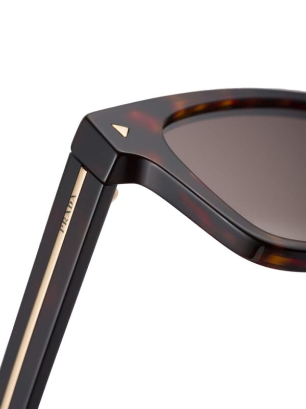 Prada Eyewear tortoiseshell-effect square-frame sunglasses - Image 4