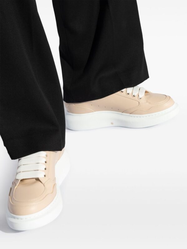 Alexander McQueen calf leather trainers - Image 5