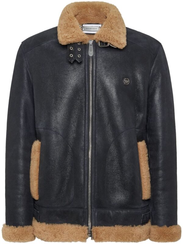 Philipp Plein  skull-embroidered jacket