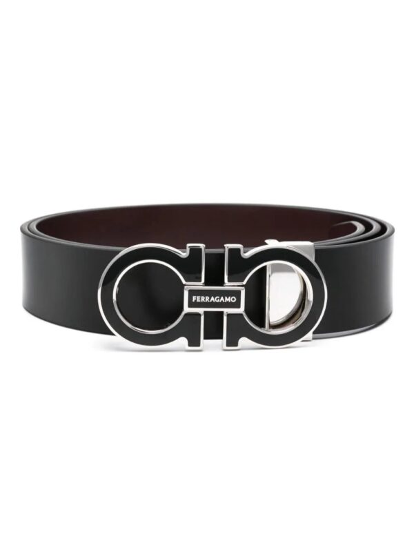 Ferragamo  logo-buckle leather belt