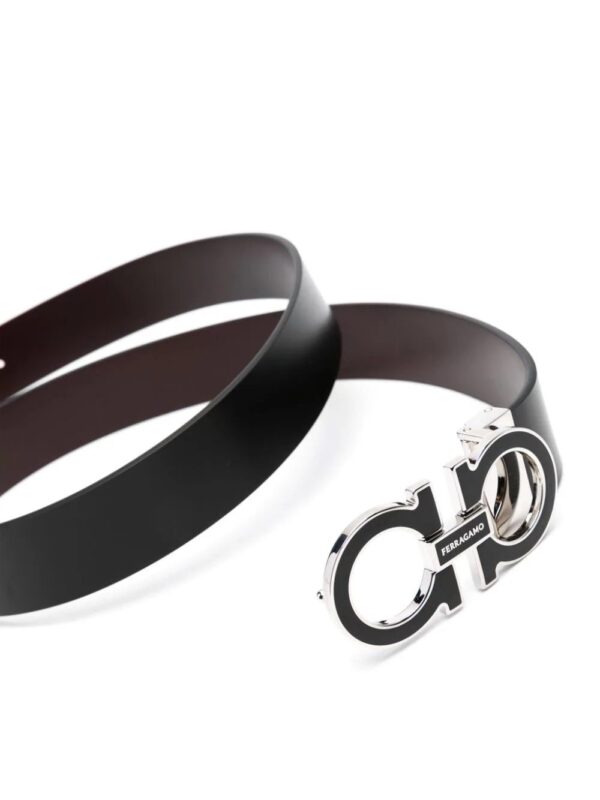 Ferragamo  logo-buckle leather belt - Image 2