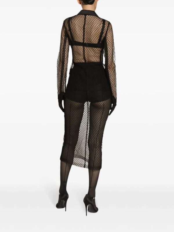 Dolce & Gabbana  mesh pencil skirt - Image 4