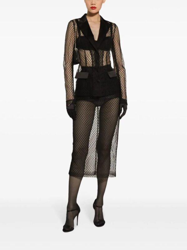 Dolce & Gabbana  mesh pencil skirt - Image 2