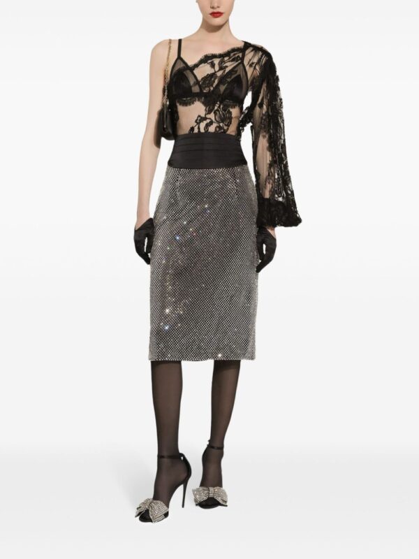 Dolce & Gabbana  crystal-embellished skirt - Image 2