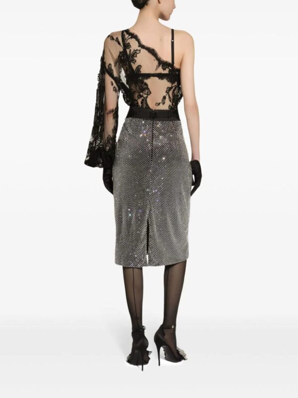 Dolce & Gabbana  crystal-embellished skirt - Image 4
