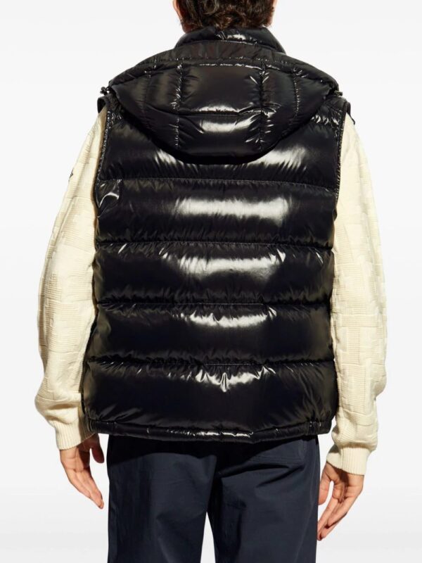 Moncler  high-shine padded gilet - Image 4