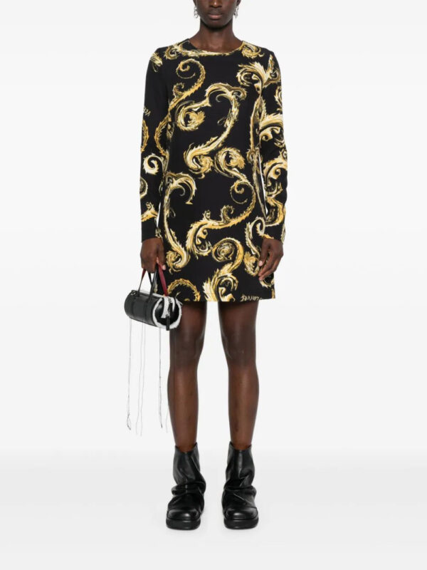 Versace Jeans Couture  Watercolor Couture-print midi dress - Image 2
