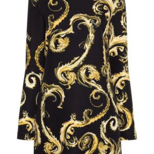 Versace Jeans Couture Watercolor Couture-print midi dress