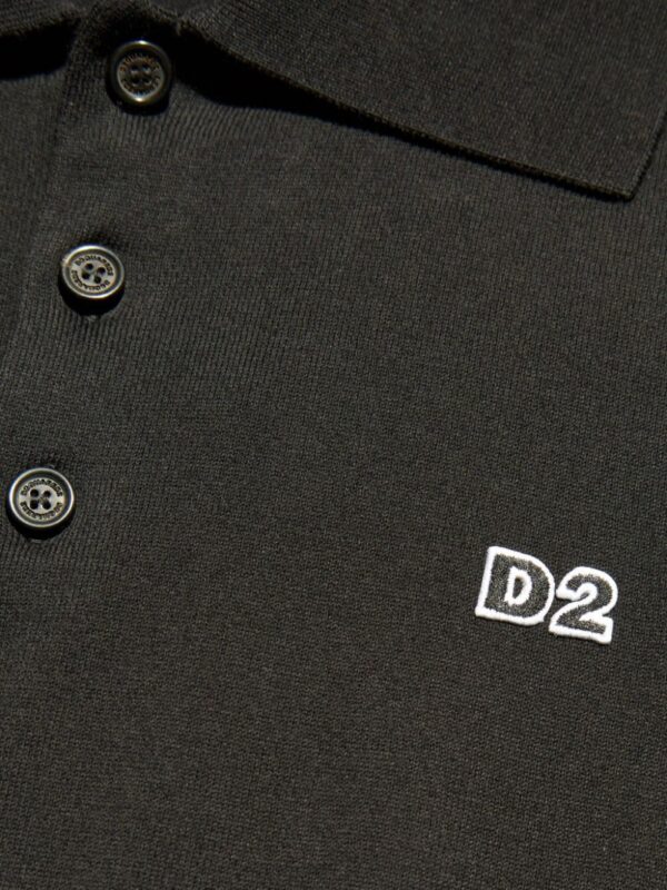 Dsquared2 logo patch polo shirt - Image 5