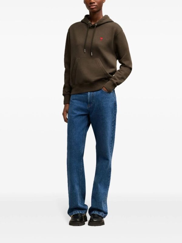AMI Paris  Ami de Coeur cotton hoodie - Image 2