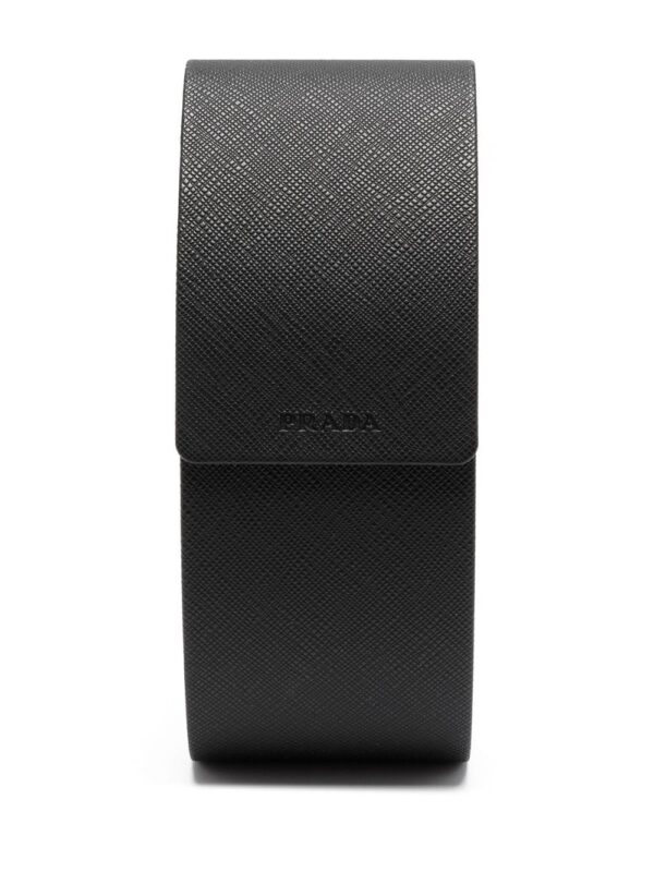 Prada Eyewear logo-lettering rectangle-frame sunglasses - Image 4