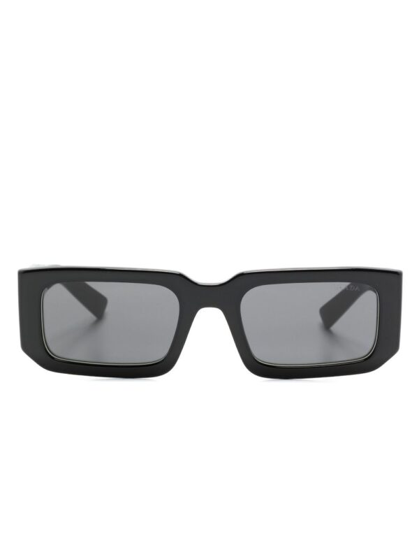 Prada Eyewear logo-lettering rectangle-frame sunglasses
