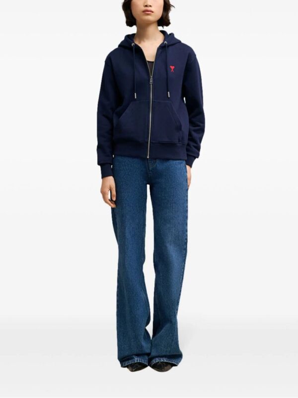 AMI Paris  Ami de Coeur organic cotton hoodie - Image 2