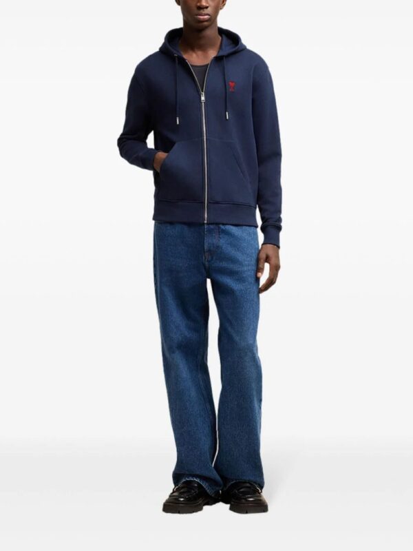 AMI Paris  Ami de Coeur organic cotton hoodie - Image 3