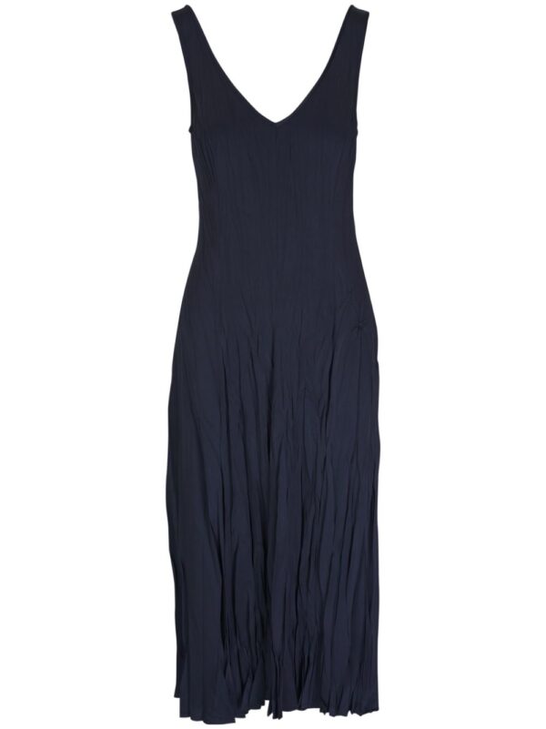 Michael Kors sleeveless charmeuse midi dress