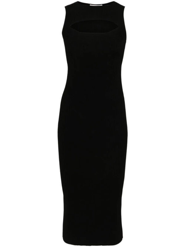 Alexander McQueen  cut-out ribbed maxi dress