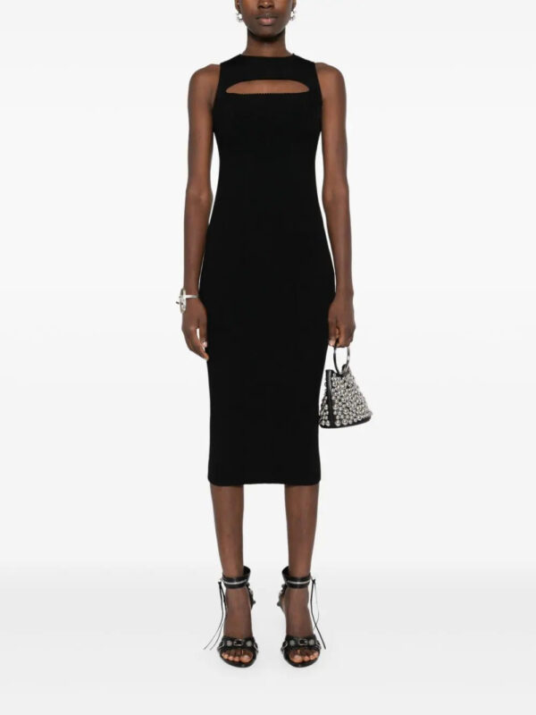 Alexander McQueen  cut-out ribbed maxi dress - Image 2