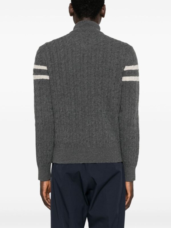 Moncler  panelled knitted padded jacket - Image 4