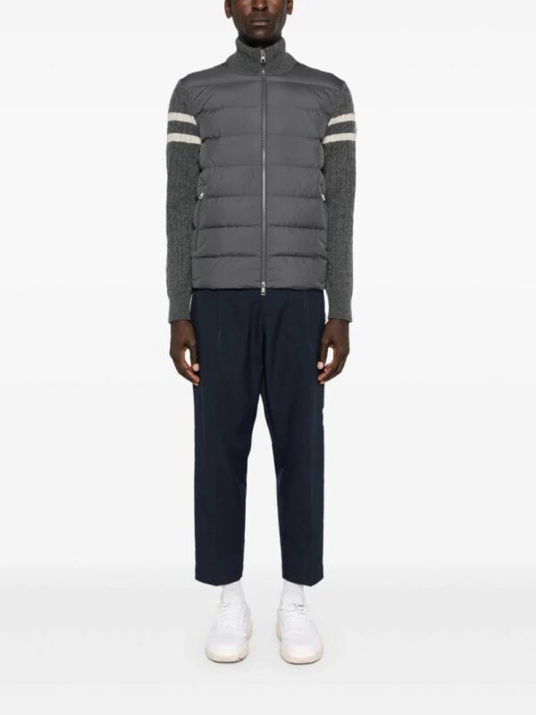 Moncler  panelled knitted padded jacket - Image 2