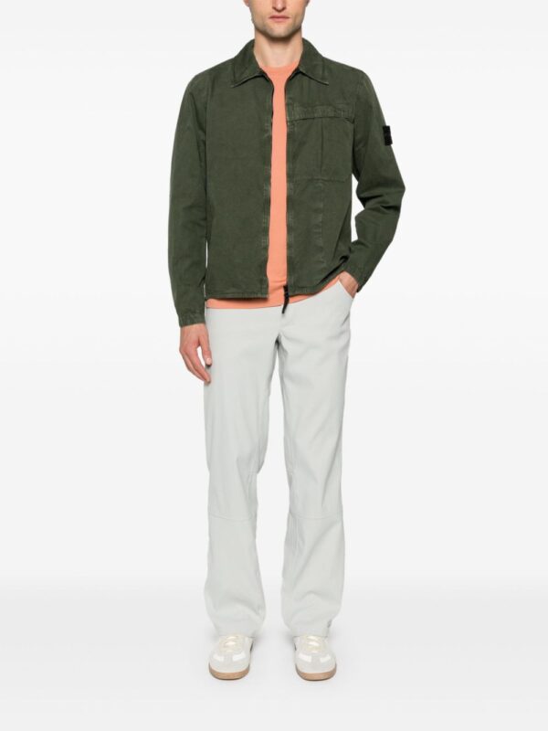 Stone Island  Compass-badge cotton shirt jacket - Image 2