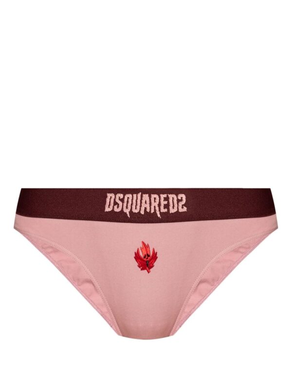 DSQUARED2  maple leaf-embroidered briefs