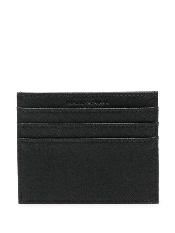Emporio Armani logo-plaque leather wallet set - Image 2