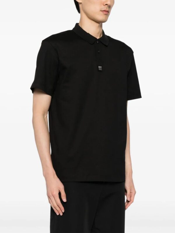 HUGO  interlock-cotton polo shirt - Image 3