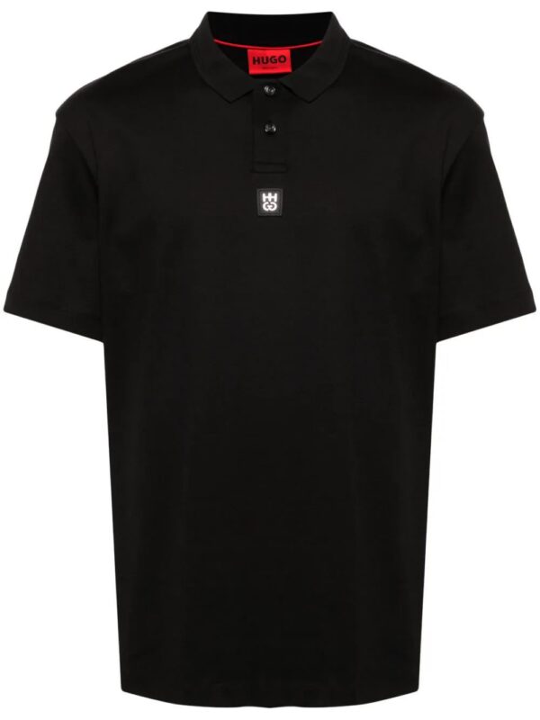 HUGO  interlock-cotton polo shirt