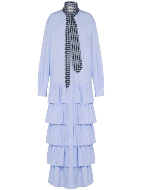 Moschino  ruffled cotton dress