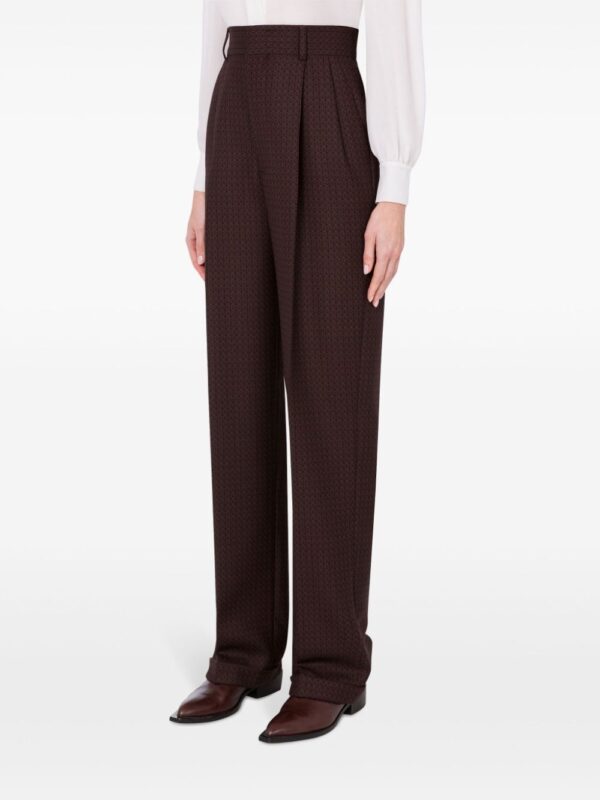 Moschino  geometric-print high-rise trousers - Image 2