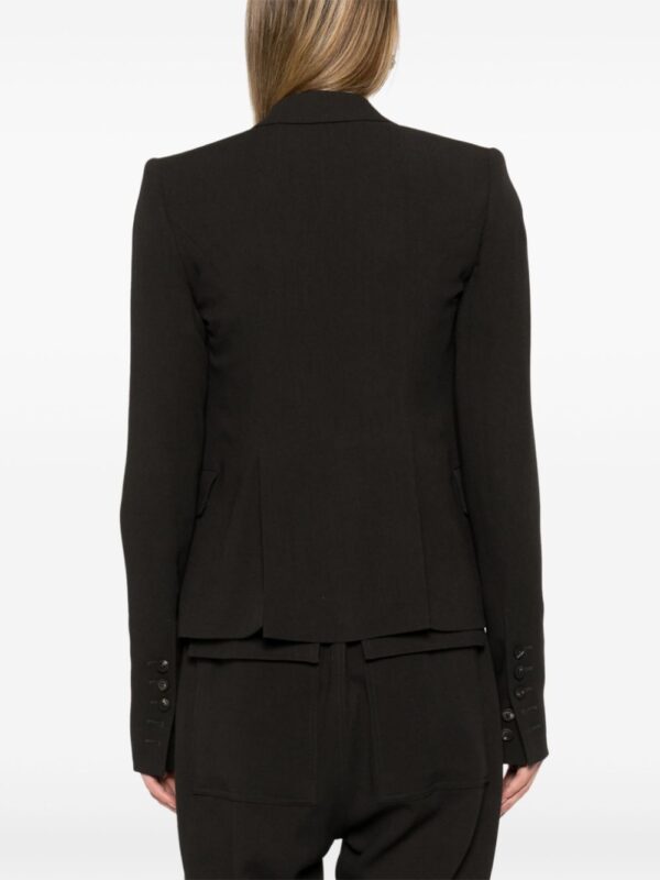 Rick Owens  60CM Soft virgin wool blazer - Image 4