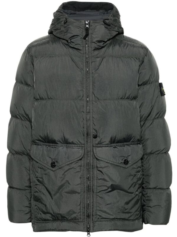 Stone Island  Compass-badge puffer jacket