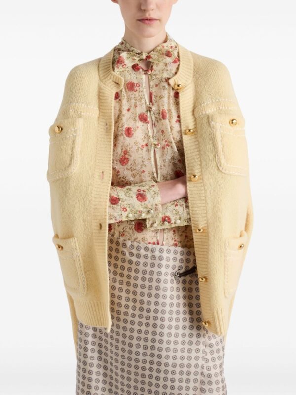 Prada  floral print silk shirt - Image 4