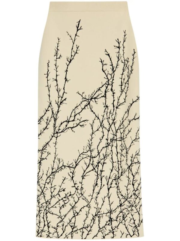 Alexander McQueen  graphic-print pencil skirt