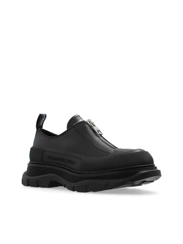 Alexander McQueen logo-print leather sneakers - Image 4
