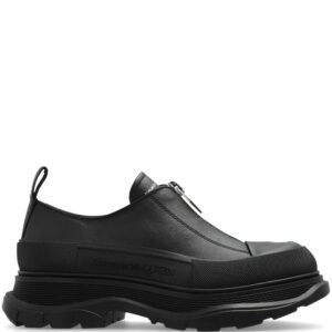 Alexander McQueen logo-print leather sneakers