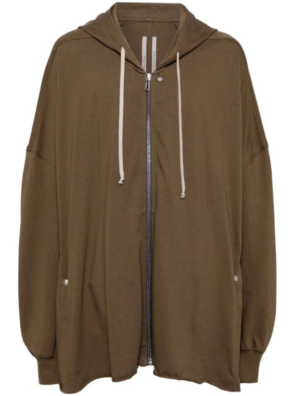Rick Owens  drop-shoulder hooded jacket