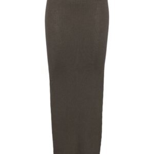 Rick Owens  ribbed knitted skirt