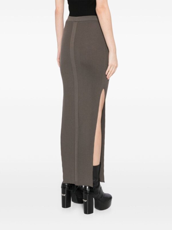 Rick Owens  ribbed knitted skirt - Image 4