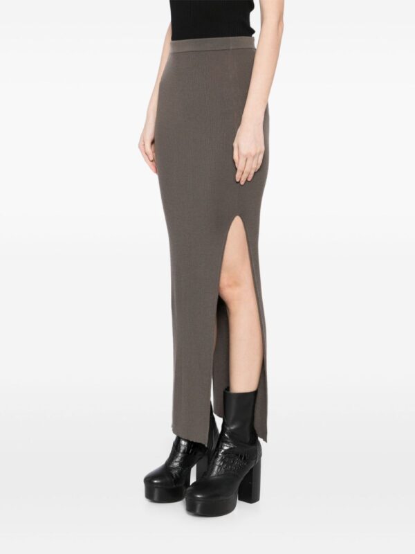 Rick Owens  ribbed knitted skirt - Image 3
