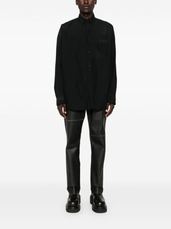 Balenciaga  logo-embroidered ripstop shirt - Image 3