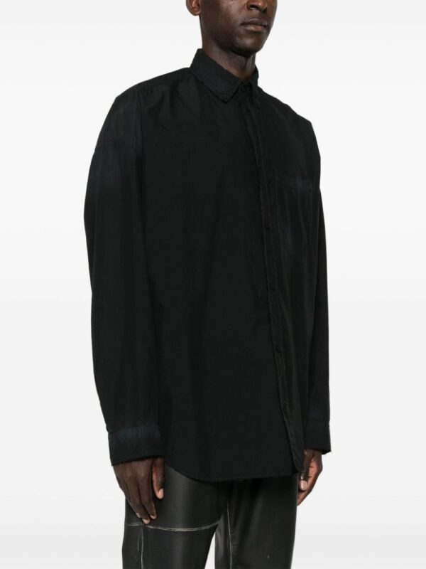 Balenciaga  logo-embroidered ripstop shirt - Image 4