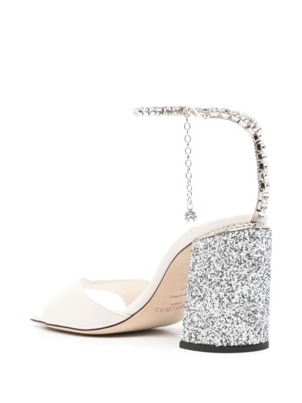 Jimmy Choo  Saeda 85mm leather sandals - Image 3