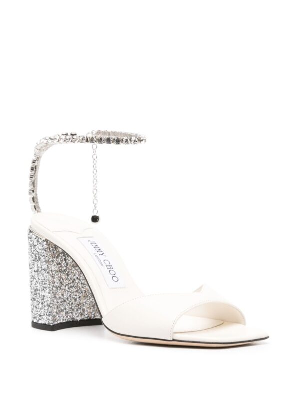 Jimmy Choo  Saeda 85mm leather sandals - Image 2