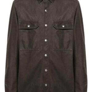 Rick Owens  Outershirt leather shirt jacket