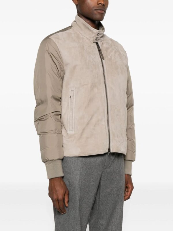 Moncler  Lountere suede-panel puffer jacket - Image 3