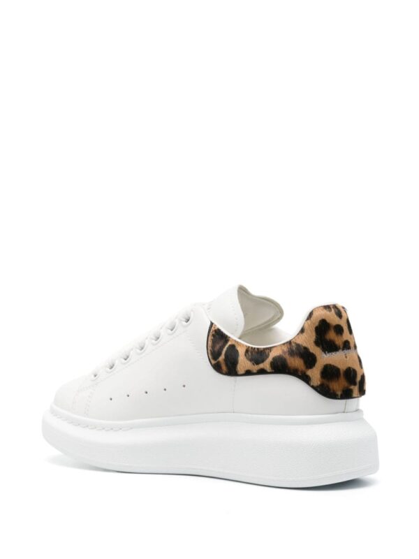Alexander McQueen Oversized leather sneakers - Image 3