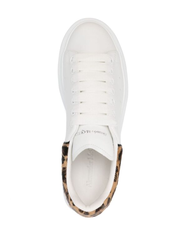 Alexander McQueen Oversized leather sneakers - Image 4