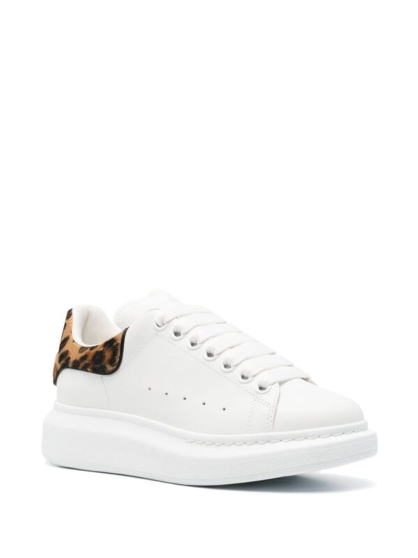 Alexander McQueen Oversized leather sneakers - Image 2