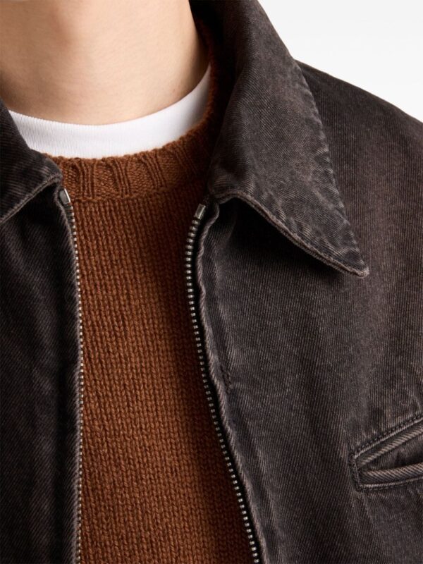 Prada  padded denim bomber jacket - Image 3